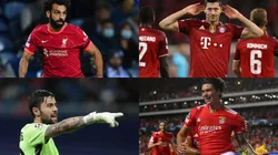 Algunas de las figuras de la segunda jornada de la Champions League.