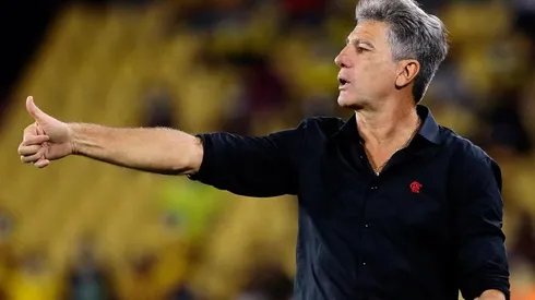 Renato Gaúcho en dirección de Flamengo.
