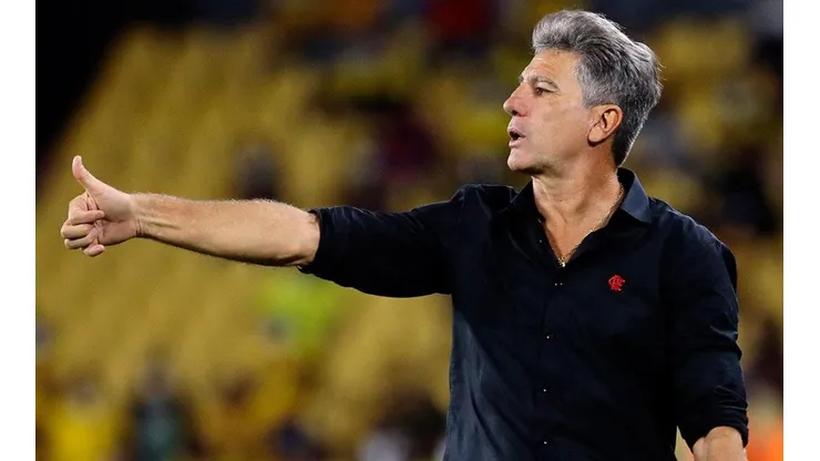 Renato Gaúcho en dirección de Flamengo.