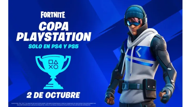 Epic Games anuncia la Copa PlayStation de Fortnite: fechas, detalles y premios