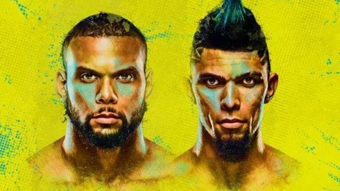 Thiago Santos vs. Johnny Walker por el UFC Fight Night. (Foto: Twitter UFC español).