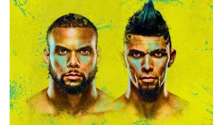Thiago Santos vs. Johnny Walker por el UFC Fight Night. (Foto: Twitter UFC español).