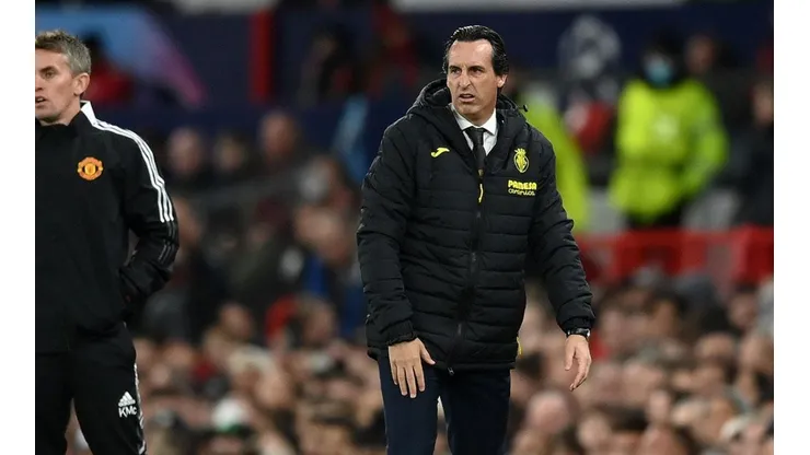 Unai Emery en dirección de Villarreal.