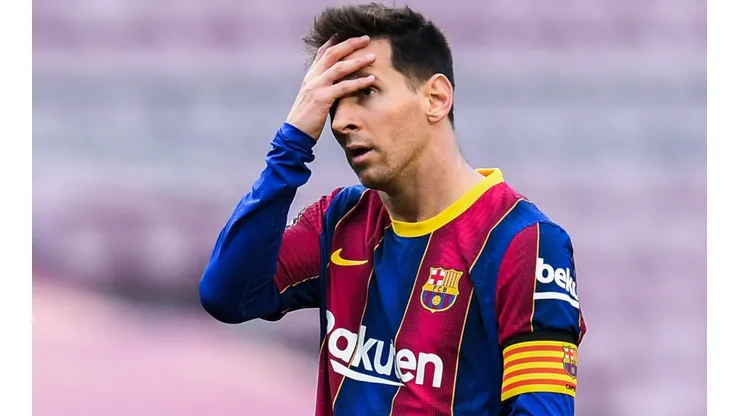 Lionel Messi en un encuentro del Barcelona.