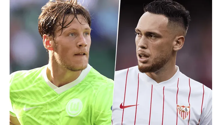 Wolfsburgo vs. Sevilla por la UEFA Champions League. (Fotos: Getty Images).