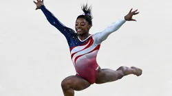 Simone Biles, en acción