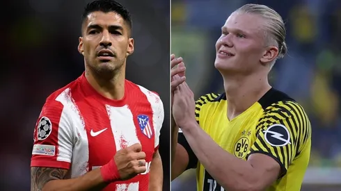 Luis Suárez y Erling Haaland, dos de los delanteros más letales del mundo.