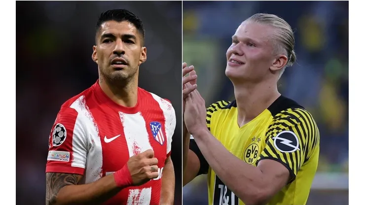 Luis Suárez y Erling Haaland, dos de los delanteros más letales del mundo.