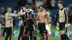 Danilo Arboleda festejando el histórico triunfo de Sheriff.