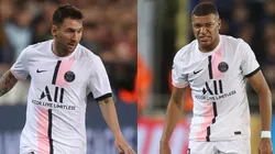 Lionel Messi y Kylian Mbappé en PSG.