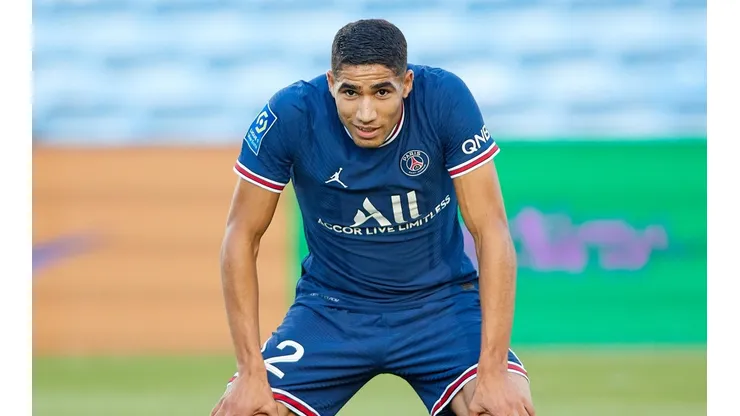 Achraf Hakimi, cada vez más sólido en PSG.
