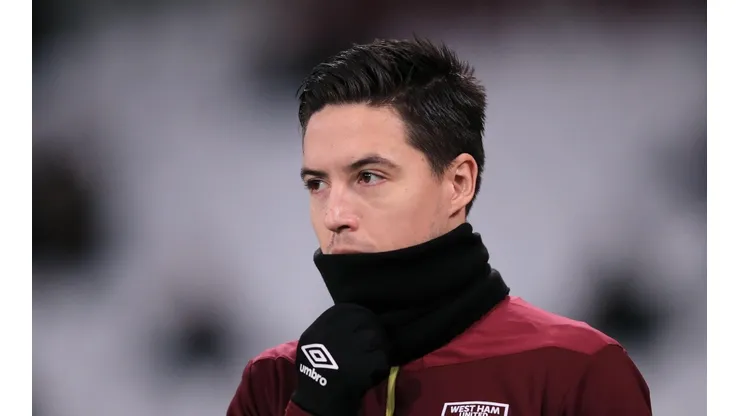 Samir Nasri en West Ham, una de sus últimas paradas.