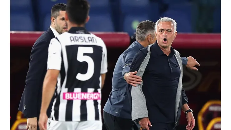 José Mourinho, el DT de Roma.