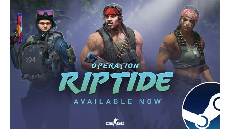 La actualización CS:GO Operación Riptide lidera las ventas de Steam esta semana
