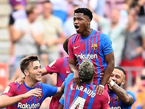 Todos de pie: Ansu Fati cerró la goleada de Barcelona