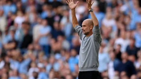 Pep Guardiola, entrenador de Manchester City.