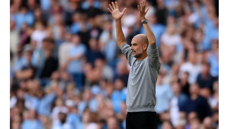 Pep Guardiola, entrenador de Manchester City.