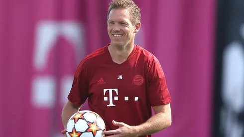 Julian Nagelsmann en entrenamiento de Bayern Múnich.