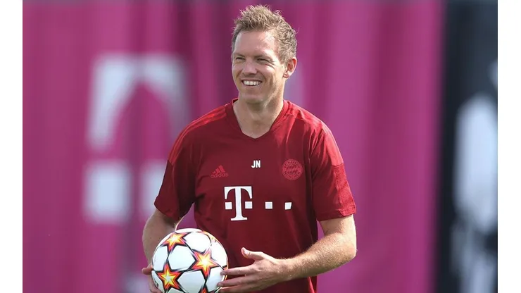 Julian Nagelsmann en entrenamiento de Bayern Múnich.