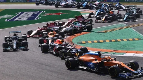 La postal de la última largada en Italia, ¿qué pasará en el Gran Premio de Rusia? (Foto: Getty Images).