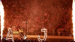 Así entró Joshua al ring.