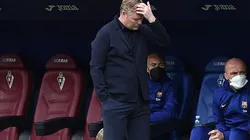 Ronald Koeman en dirección de Barcelona.