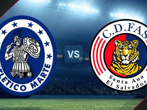 Atlético Marte vs. FAS EN VIVO por la Liga Mayor de El Salvador: Hora, canal de TV y minuto a minuto
