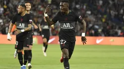Idrissa Gana Gueye, autor del primer gol de PSG para la victoria ante Montpellier.