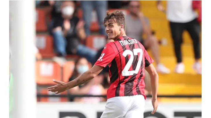 Daniel Maldini y su estreno goleador en Serie A.