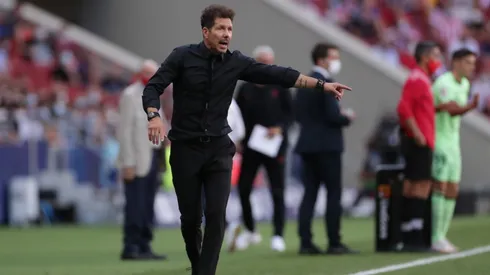 Diego Simeone, entrenador del Atlético de Madrid.