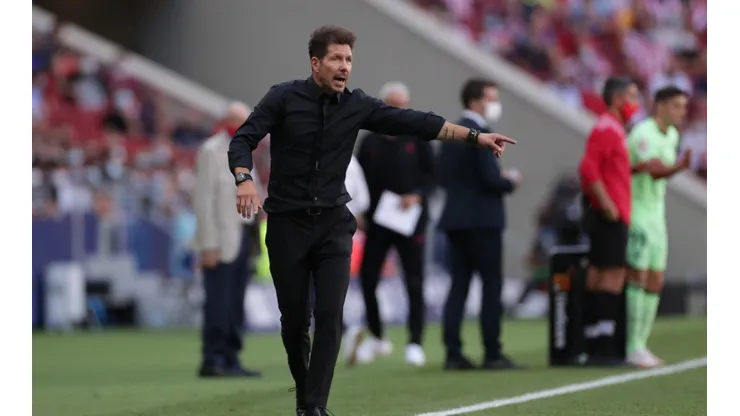 Diego Simeone, entrenador del Atlético de Madrid.