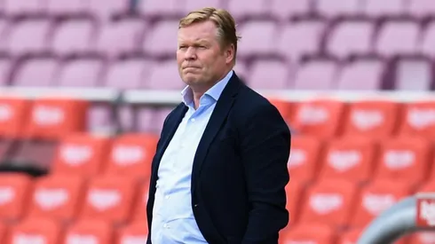 Ronald Koeman, sancionado por su exabrupto ante Cádiz.