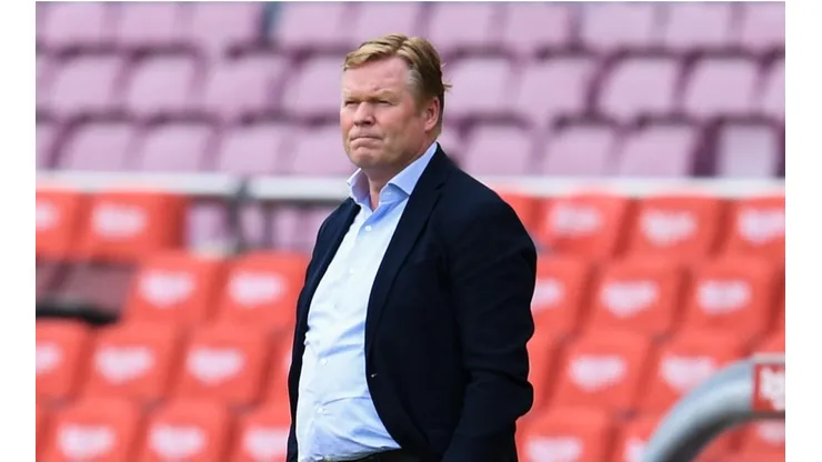 Ronald Koeman, sancionado por su exabrupto ante Cádiz.
