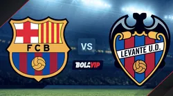 Barcelona vs. Levante por La Liga de España.