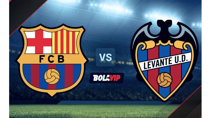 Barcelona vs. Levante por La Liga de España.