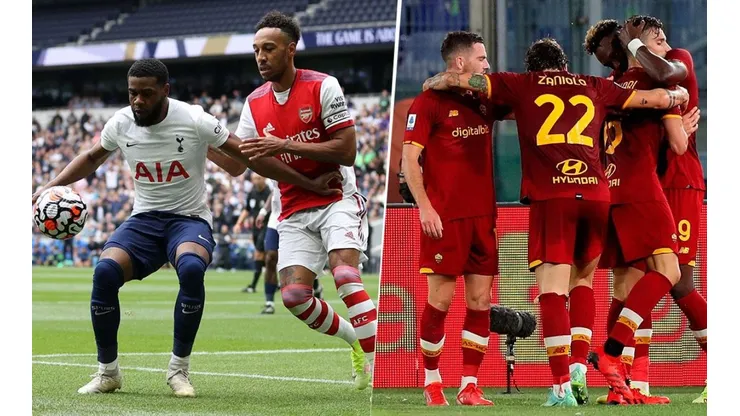 Arsenal-Tottenham y Roma-Lazio.