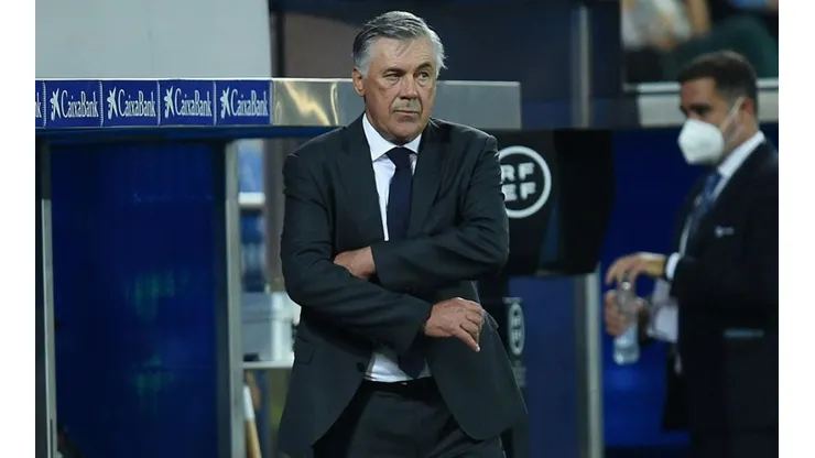 Carlo Ancelotti en dirección de Real Madrid.