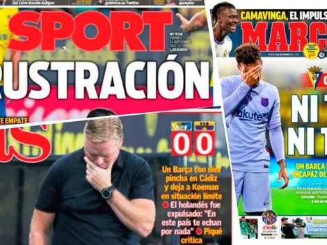 Barcelona acapara todas las portadas de los periódicos deportivos en España