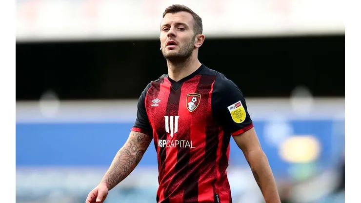 Wilshere en acción con Bournemouth.