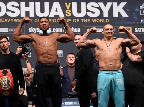 Qué canal transmite Anthony Joshua vs. Oleksandr Usyk por los títulos AMB, FIB y OMB de la división pesado