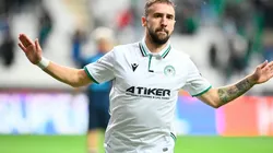 Konyaspor en festejo de gol.