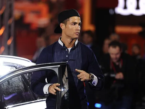 ¡Un lujo! CR7 llegó al entrenamiento en un auto de 350 mil dólares