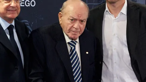 Alfredo Di Stefano con su amigo Florentino Pérez.