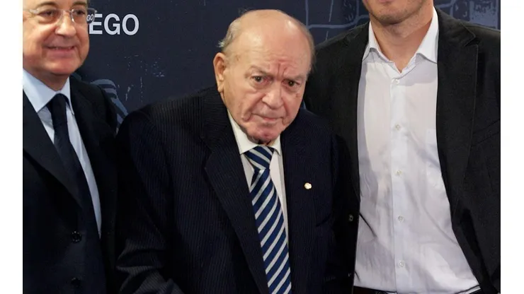 Alfredo Di Stefano con su amigo Florentino Pérez.
