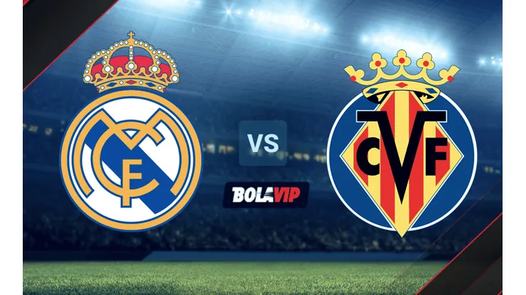 Real Madrid vs. Villarreal por La Liga de España.