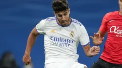 Marco Asensio en acción con Real Madrid.