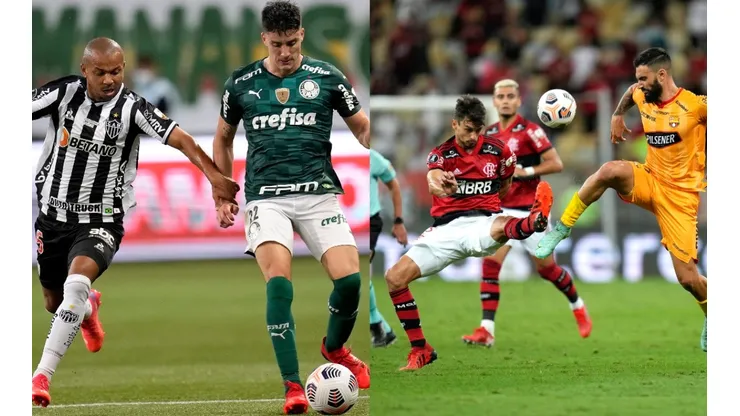 Los semifinalistas de la Copa Libertadores.