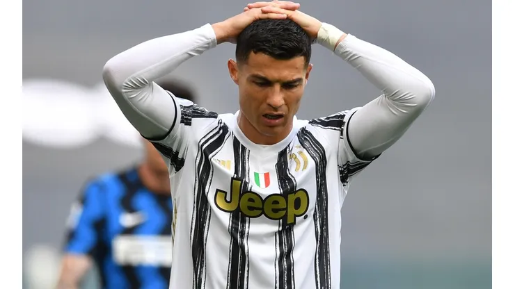 Cristiano Ronaldo en un encuentro con Juventus.