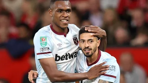 Manuel Lanzini elimina a Manchester United de la Carabao Cup.
