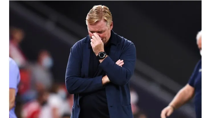 Ronald Koeman, cada vez más complicado en Barcelona.